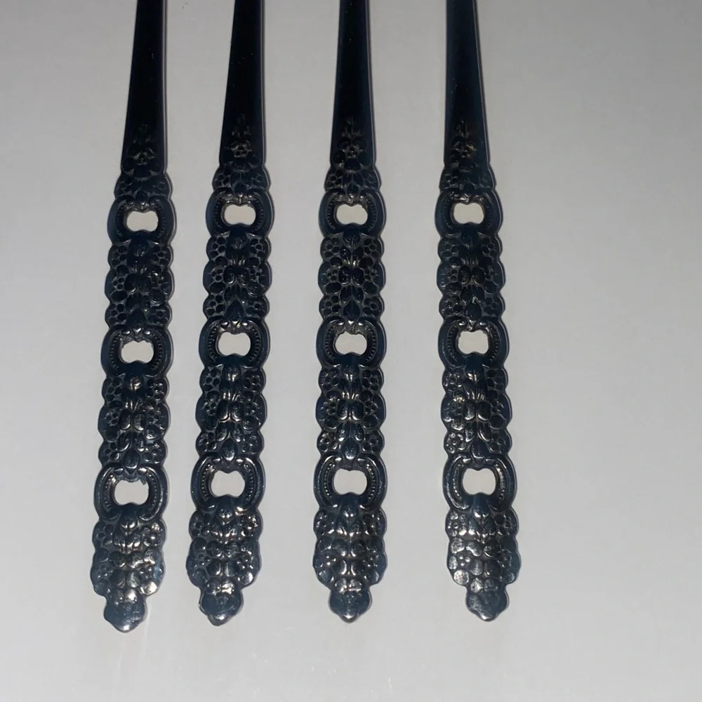 Vintage Oneida Stainless Cocktail/ Shrimp Set Of 4 Forks